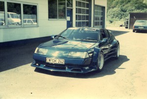 Alpine V6 Turbo blau